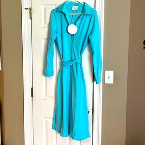 Victoria Dunn Lounge long sleeve maxi dress (stock photo included) NWT